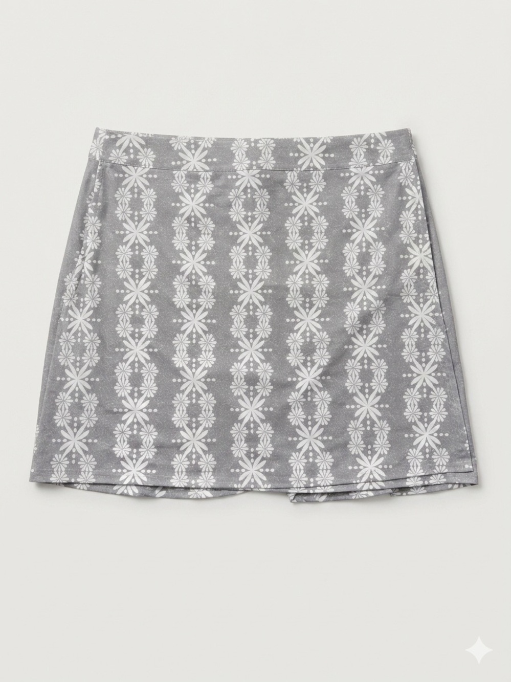 RIPSKIRT Hawaii Length 3 Wrap Skirt Gray XL Quick-Dry Resort Beach Coverup